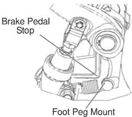Victory Vegas 8-Ball (2015) - Brake Pedal Gap - 2