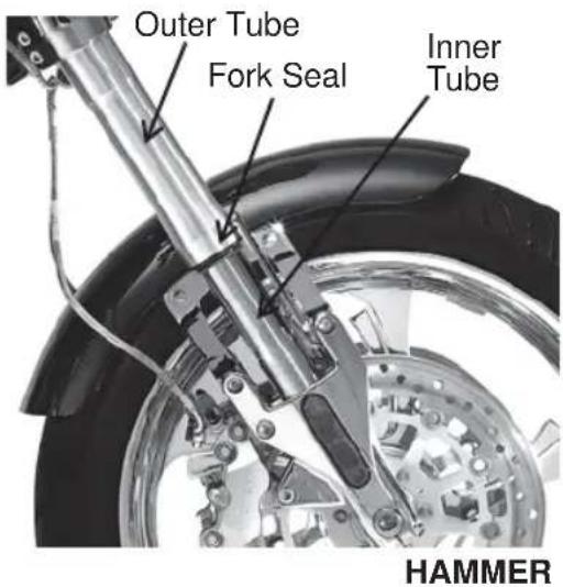 Victory Vegas 8-Ball (2015) - Front Suspension Front Fork Inspection - 1