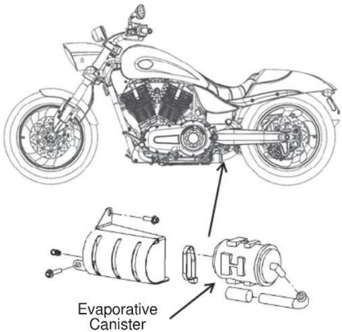 Victory Vegas Jackpot (2015) - Evaporative Emission Control System (California Models) - 1