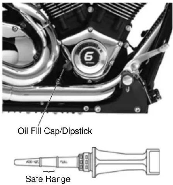 Victory Kingpin 8-Ball (2011) - Engine Oil Level - 1
