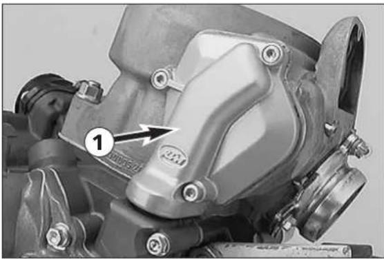 KTM 300 MXC (2002) - Adjusting control flap (dimension "Z") - 4