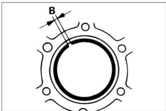 KTM 300 MXC (2002) - Shift shaft seal ring ⑧ - 5