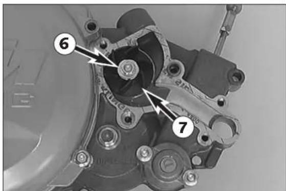 KTM 300 MXC (2002) - Preassembly of clutch cover - 1