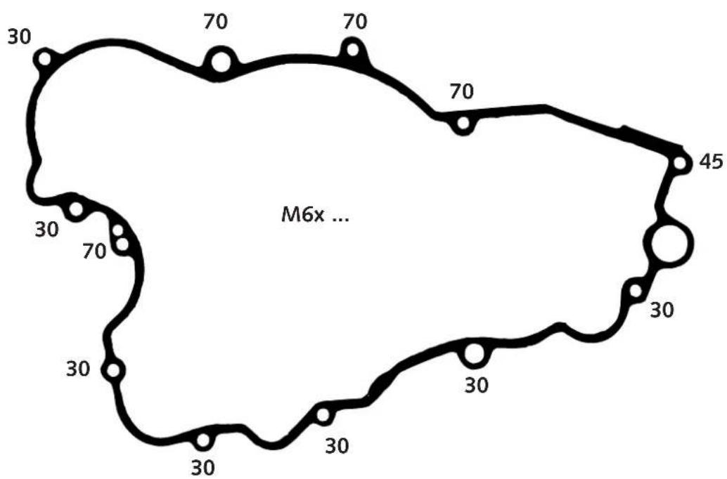 KTM 300 MXC (2002) - Mounting clutch cover - 1
