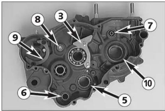 KTM 300 MXC (2002) - Engine housing - 1