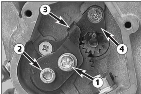 KTM 300 MXC (2002) - Adjusting control flap (dimension "Z") - 1
