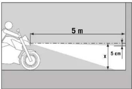 KTM 950 Super Enduro R (2009) - Adjusting the headlight range - 1