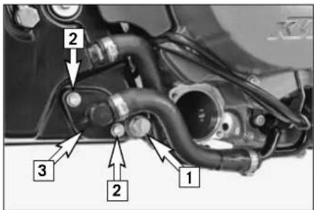 KTM 950 Super Enduro R (2009) - MAINTENANCE WORK ON CHASSIS AND ENGINE » - 1