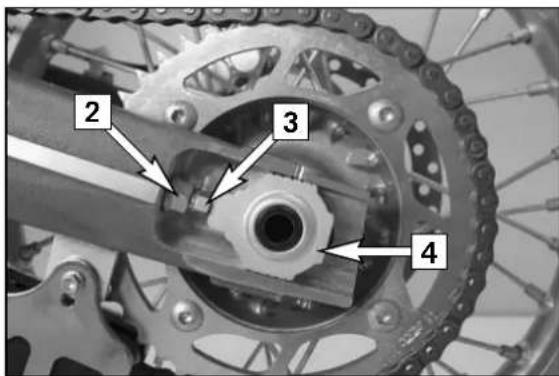 KTM 85 XC (2008) - Overview of the telescopic fork springs - 4
