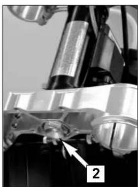 KTM 125 SXS (2007) - Changing the fork offset (caster - 4
