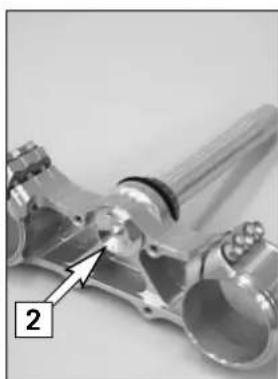 KTM 125 SXS (2007) - Changing the fork offset (caster - 7