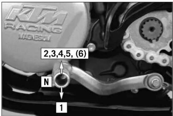KTM 125 SXS (2007) - Choke knob - 1
