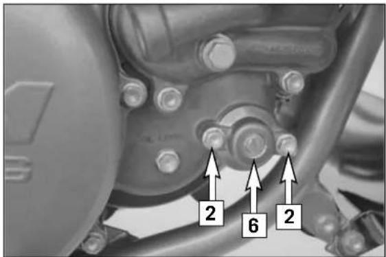 KTM 125 SXS (2007) - Adjusting the engine characteristic via the ignition curve (125-250) - 1