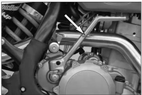 KTM 250 XC-F (2007) - Shift lever - 2