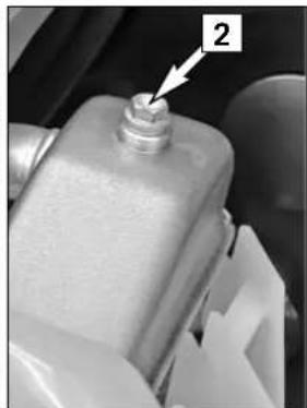 KTM 250 XC-F (2007) - Bleeding the cooling system (400/450/525) - 2