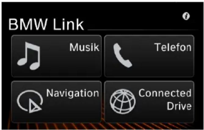 BMW Link Musik Telefon Navigation Connected Drive