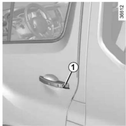 RENAULT Talisman (2015) - Locking/unlocking from the outside - 1