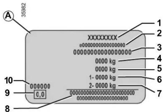 A 35982 XXXXXXX e0000000000000000 00000000000000000 0000 kg 0000 kg 1- 0000 kg 2- 0000 kg 1 2 3 4 5 6 7 10 9 0,0 000000000000000000000 0000000000000000000 8