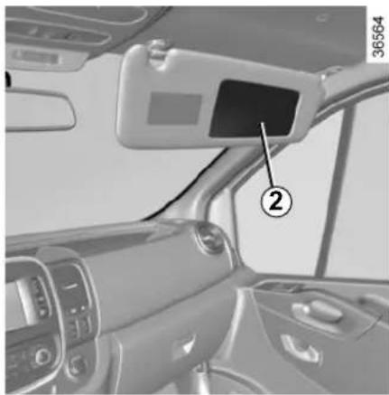 RENAULT Talisman (2015) - Sun visor - 1