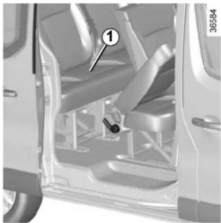 RENAULT Talisman (2015) - REAR BENCH SEATS: functions (2/4) - 1