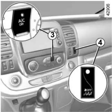 AIC OFF 3 4 STOP