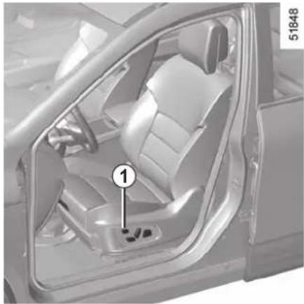 RENAULT Koleos (2016) - FRONT SEATS: functions (1/3) - 1