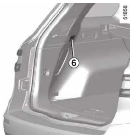 RENAULT Koleos (2016) - INTERIOR LIGHTING: changing bulbs (1/2) - 7