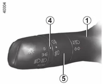 40004 ④ ① 0 300E LED AUTO ⑤