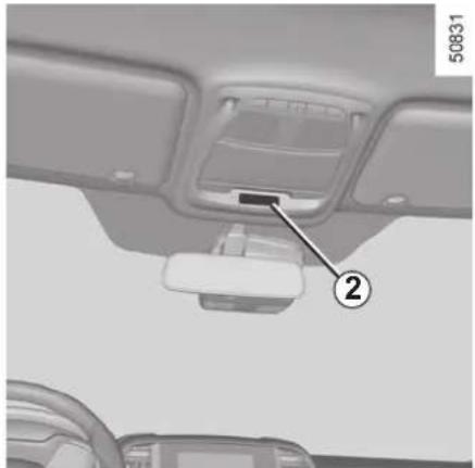 RENAULT Koleos (2016) - Activating the front passenger air bags - 1