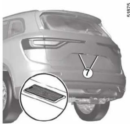 RENAULT Koleos (2016) - Rear fog lights 6 - 1