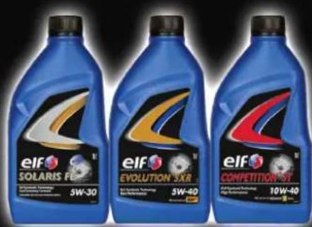 eIF SOLARIS F5 5W-30 eIF EVOLUTION 3XR 5W-40 eIF COMPETITION 9T 10W-40