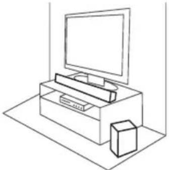 LG LAC850M - Installation der Sound Bar - 1