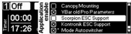 Scorpion Tribunus_12_130 - Switching from VBar Govenor Mode to Tribunus govenor with Mikado VBar Control - 4