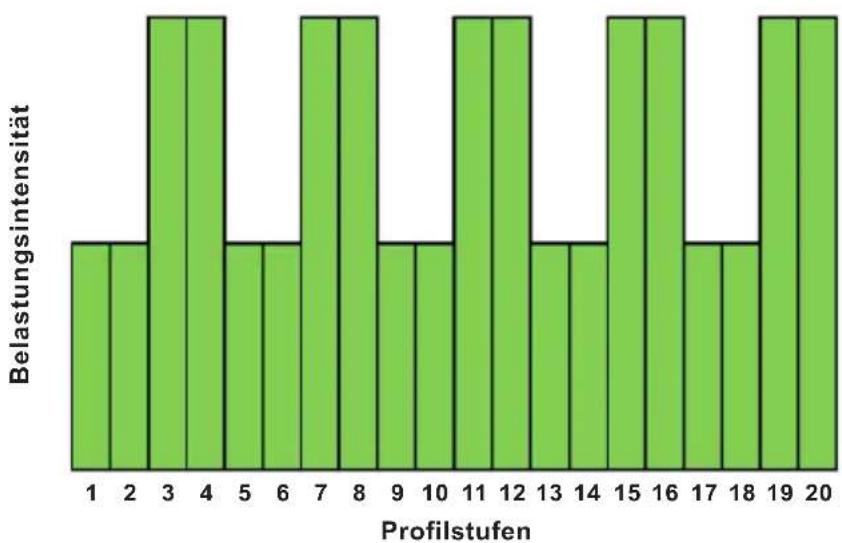 Ergo-fit Cardio Line 400 - Leistungsprofile (CYCLE 400, CYLCE 450, CYCLE 457 MED): - 1