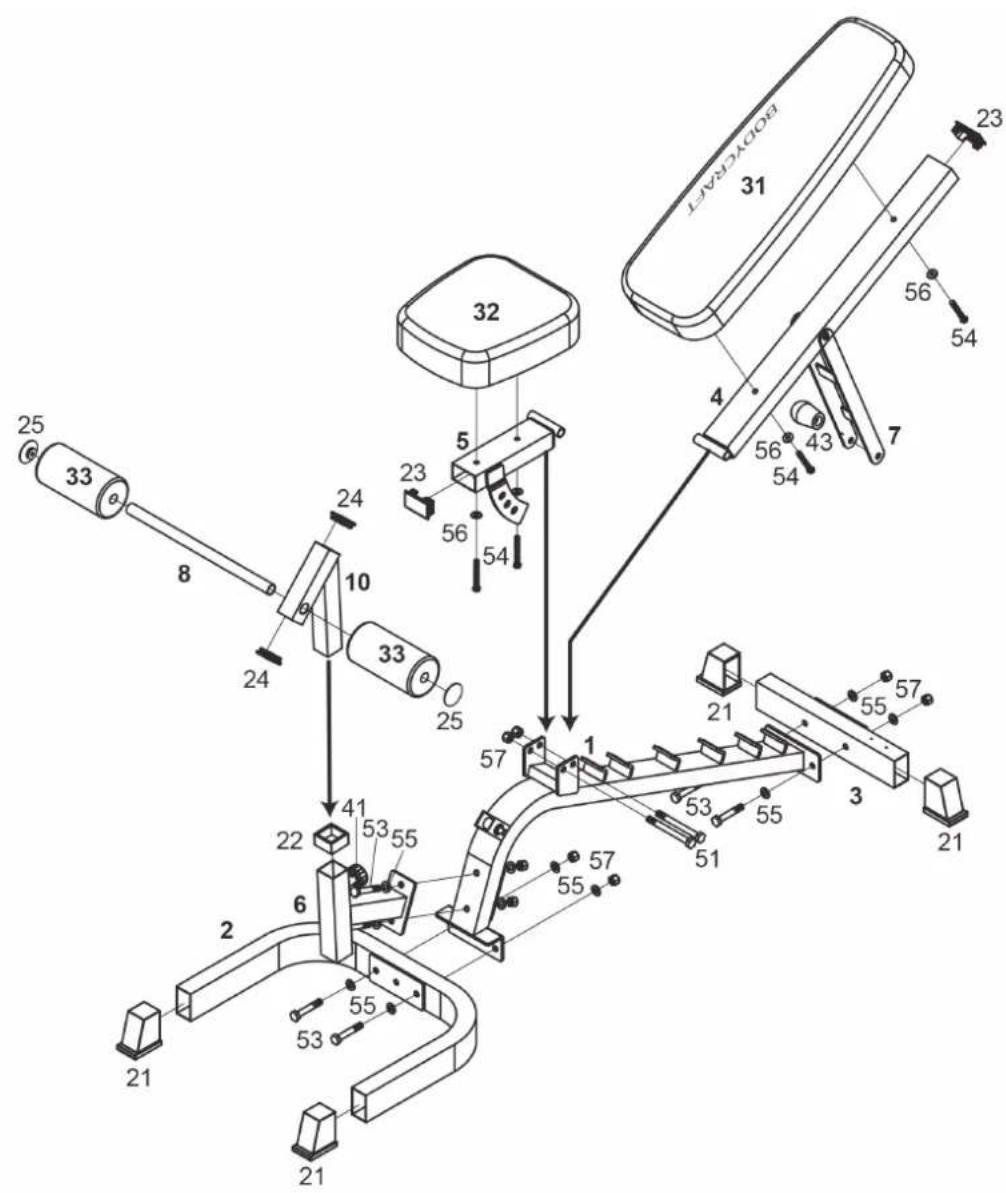 BodyCraft F602 - i HINWEIS - 1