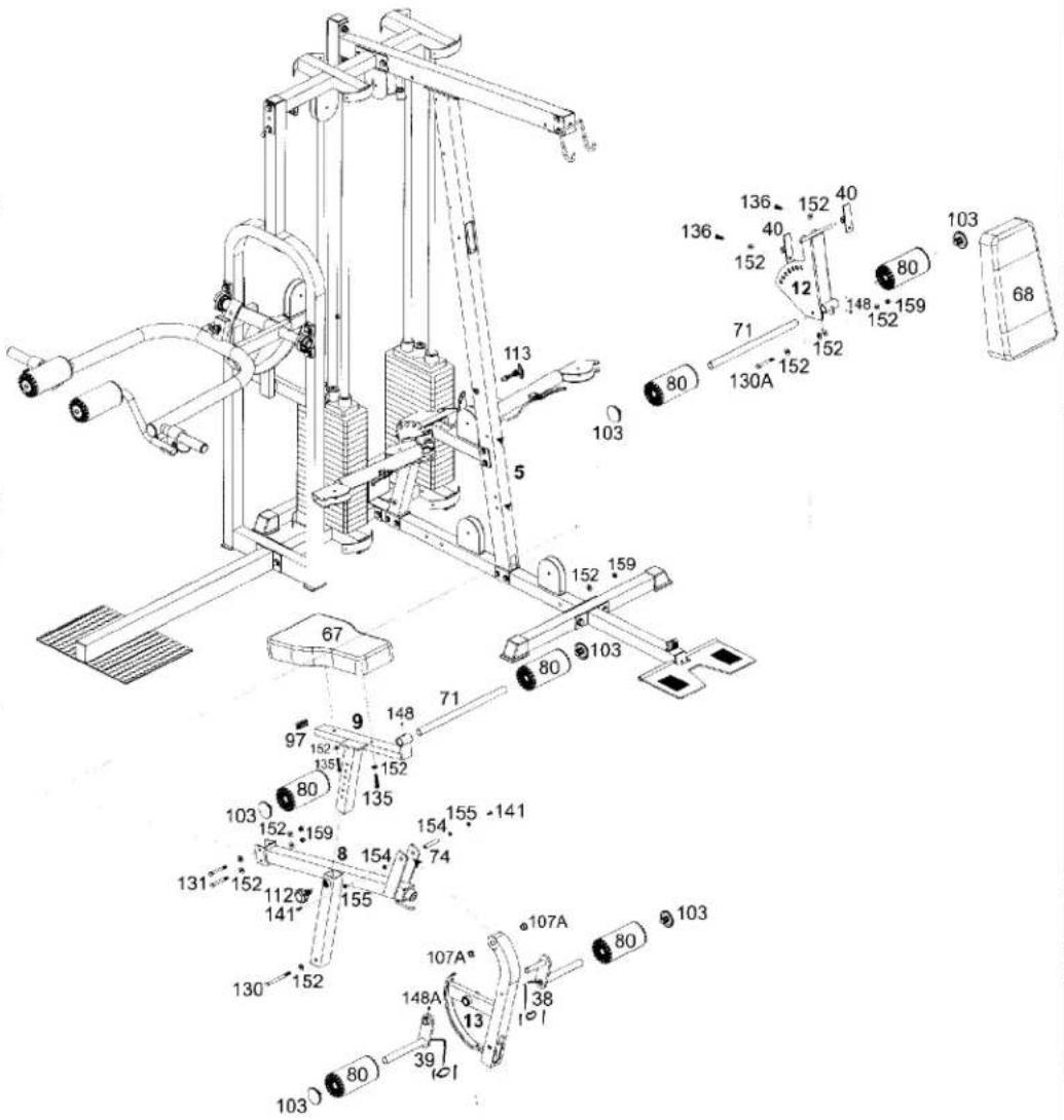 BodyCraft K2 - STEP 5 Seat And Back Assembly - 1