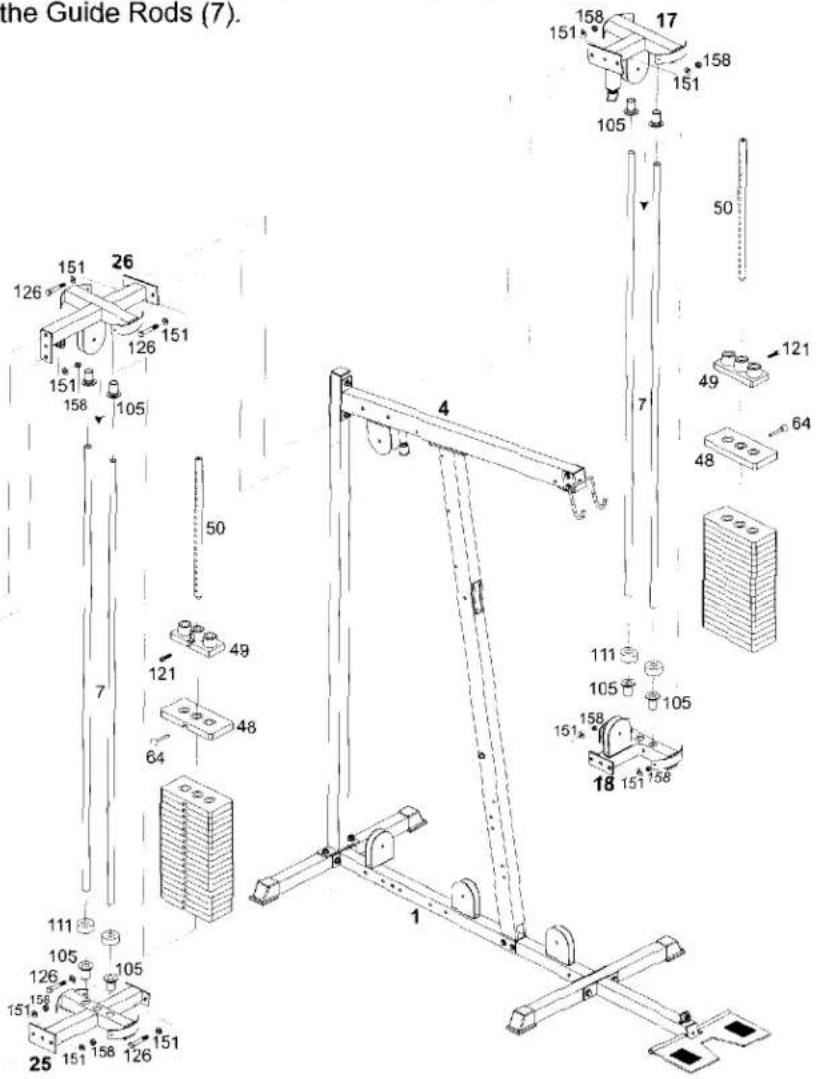 BodyCraft K2 - STEP 2 Weight Stack Assembly - 1