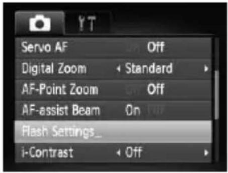 CANON PowerShot SD970 IS - Select [i-Contrast]. - 4