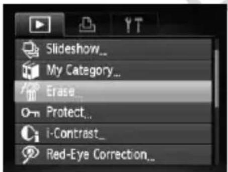 CANON PowerShot SD970 IS - Erasing All Images - 1