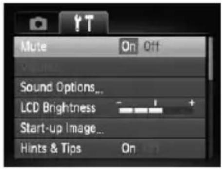 CANON PowerShot SD970 IS - Muting Sounds - 1