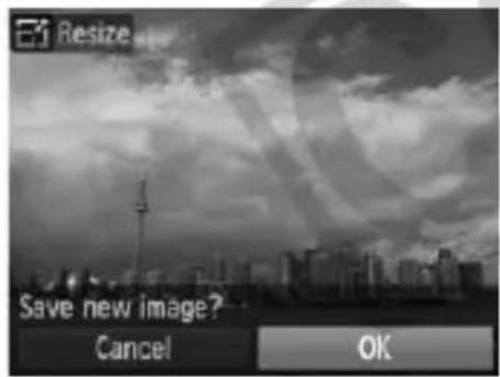 CANON PowerShot SD970 IS - Save the new image. - 2