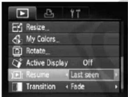 CANON PowerShot SD970 IS - Selecting the Image that First Displays in Playback - 1