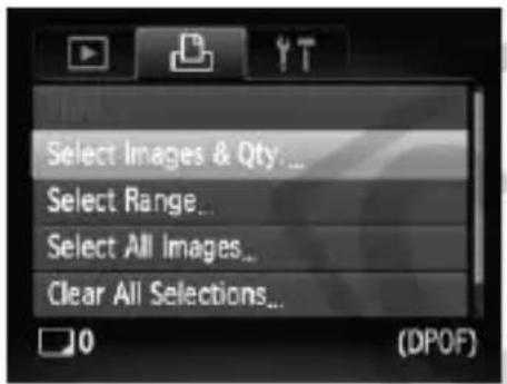 CANON PowerShot SD970 IS - Selecting the Number of Copies - 1