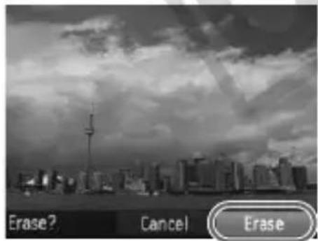 CANON PowerShot SD970 IS - Select an image to erase. - 3