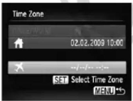 CANON PowerShot SD970 IS - Using the World Clock - 3