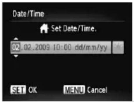 CANON PowerShot SD970 IS - Set the date and time. - 1