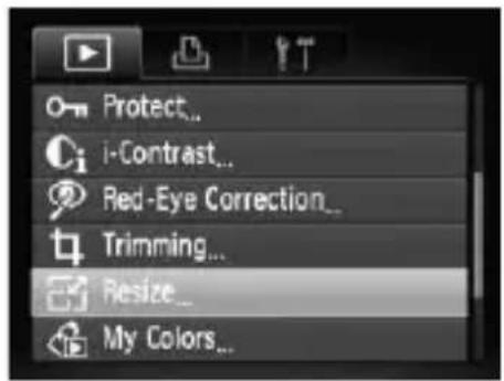 CANON PowerShot SD970 IS - Resizing Images - 1