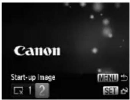CANON PowerShot SD970 IS - Register the Start-up Screen - 1