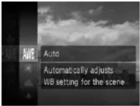 CANON PowerShot SD970 IS - Adjusting the White Balance - 1