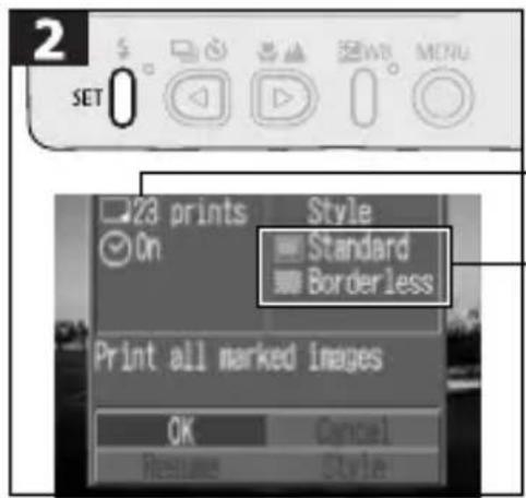 CANON PowerShot S300 - Printing with DPOF Print Settings - 2